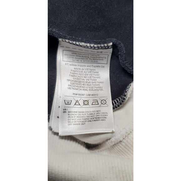 Adidas Sz S Equipment Womens Black White Boxy Short Sleeve Sweatshirt C28-29 - Picture 6 of 8